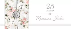 Karnet Rocznica Ślubu 25