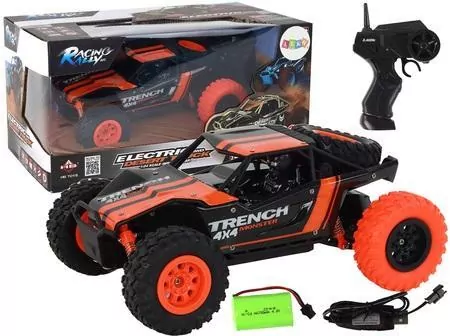 Autko terenowe R/C 1:24 pomarańczowe - tantis.pl