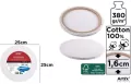 Podobrazie okrągłe 25x25x1.6cm 380G/m2 - tantis.pl