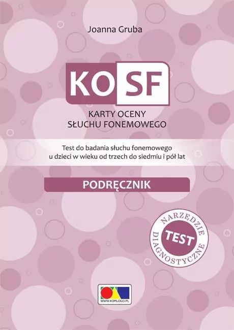 KOSF. Karty oceny słuchu fonemowego - tantis.pl