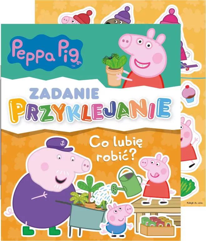 Peppa Pig. Co lubię robić? Zadanie Przyklejanie - tantis.pl
