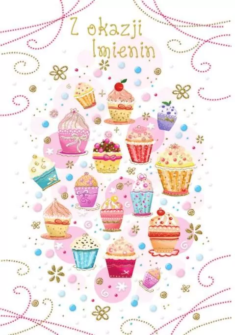 Kartka okolicznościowa. Imieniny - tantis.pl