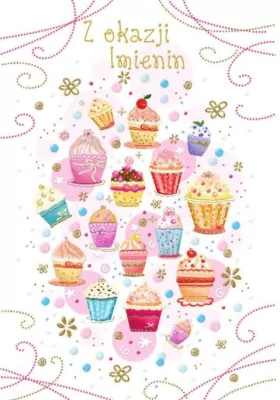 Kartka okolicznościowa. Imieniny