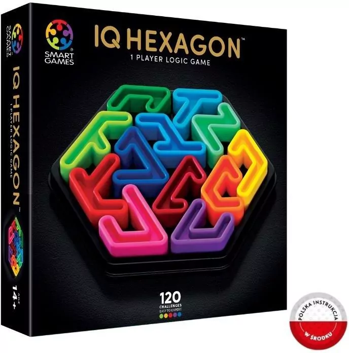 Smart Games IQ Hexagon Deluxe (ENG) IUVI Games - tantis.pl