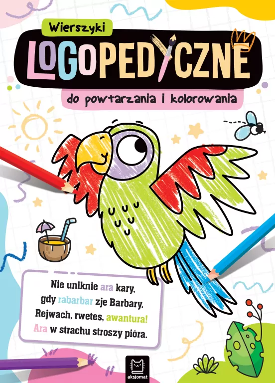 Wierszyki logopedyczne do powtarzania i kolorowani - tantis.pl