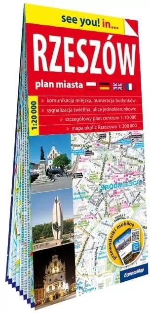 See you! in... Rzeszów. Plan miasta 1:20 000 - tantis.pl