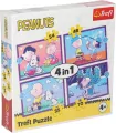 Puzzle 4w1 Peanuts Snoopy TREFL - tantis.pl