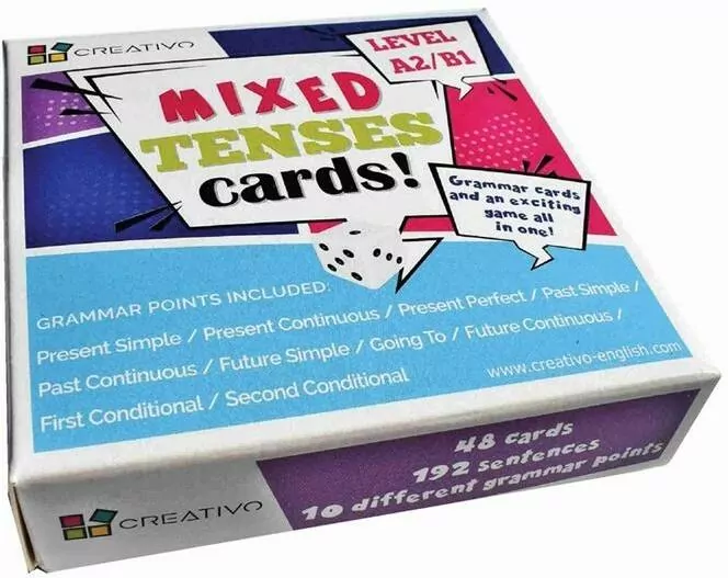 Mixed Tenses Cards! Level A2/B1 - tantis.pl