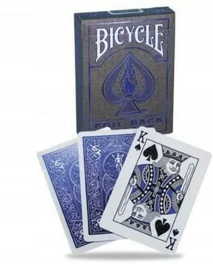 Bicycle. Karty Metalluxe. Niebieskie - tantis.pl