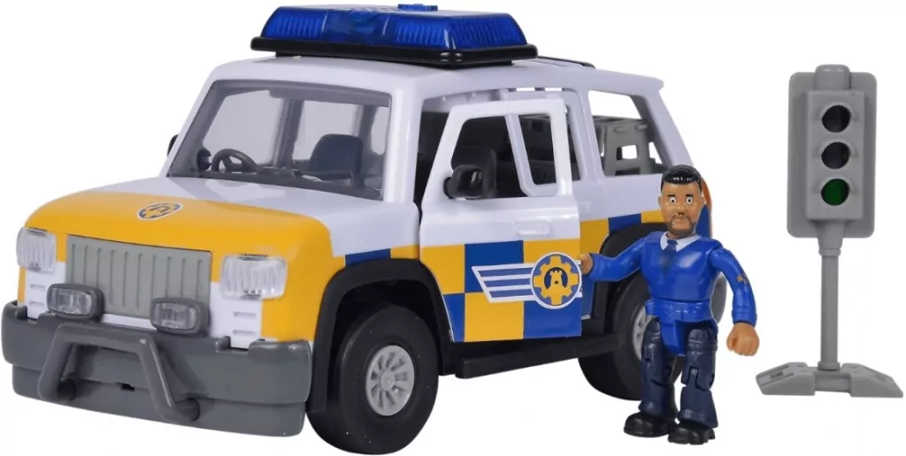 Jeep policyjny z figurką. Strażak Sam - tantis.pl