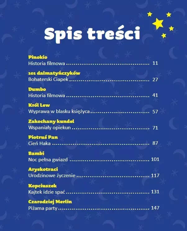 Historie na dobry sen. Disney - tantis.pl