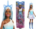 Mattel. Barbie Lalka Jednorożec, niebieska HRR14 - tantis.pl