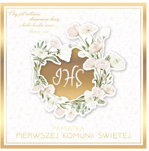 Pamiątka Pierwszej Komunii Świętej - tantis.pl