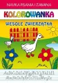 Wesołe zwierzątka. Kolorowanka - tantis.pl