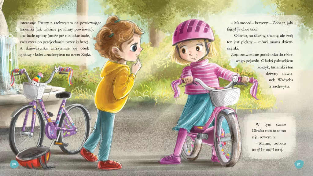 Zoja i różowy rowerek - tantis.pl