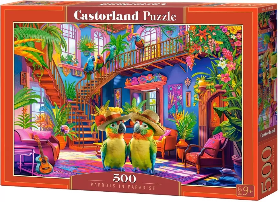 Puzzle 500. Parrots in Paradise - tantis.pl