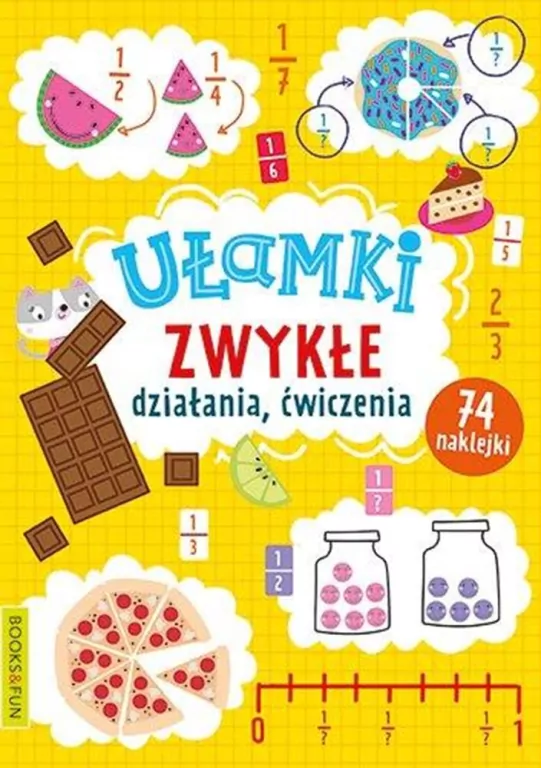 Ułamki zwykłe. Działania, ćwiczenia - tantis.pl