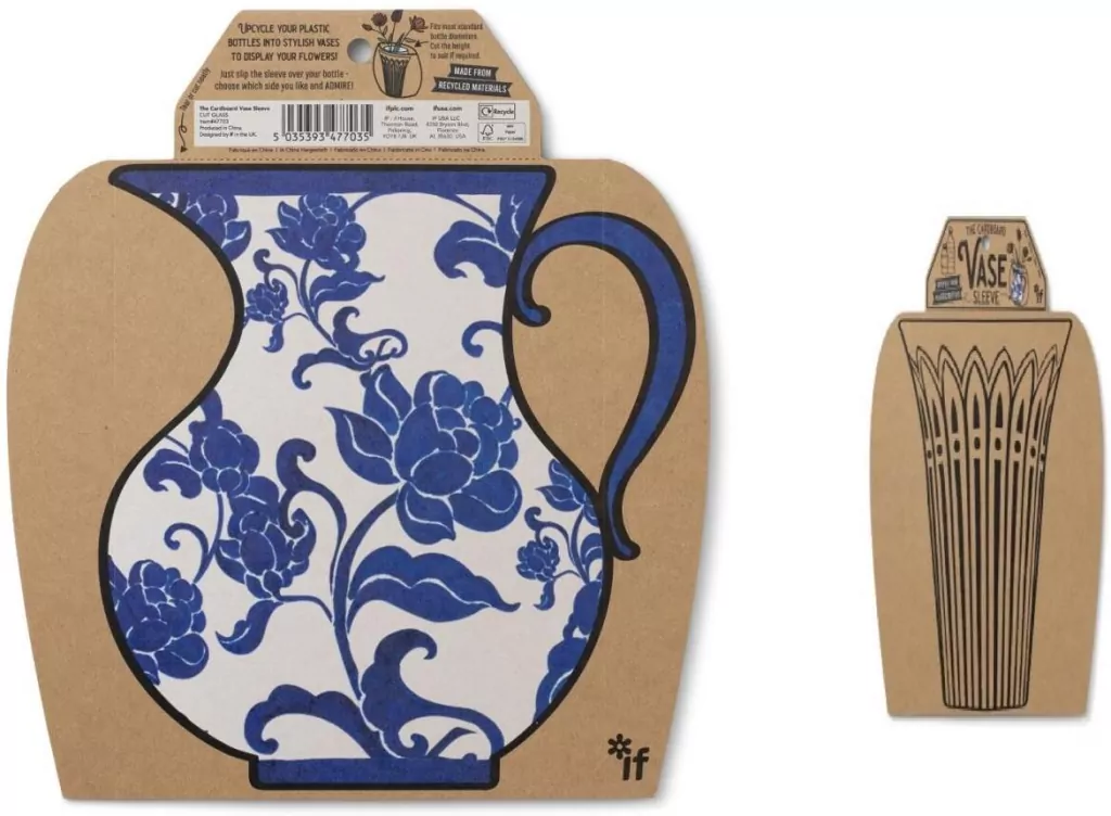 Wazon - kartonowy rękaw - Cut Glass - tantis.pl