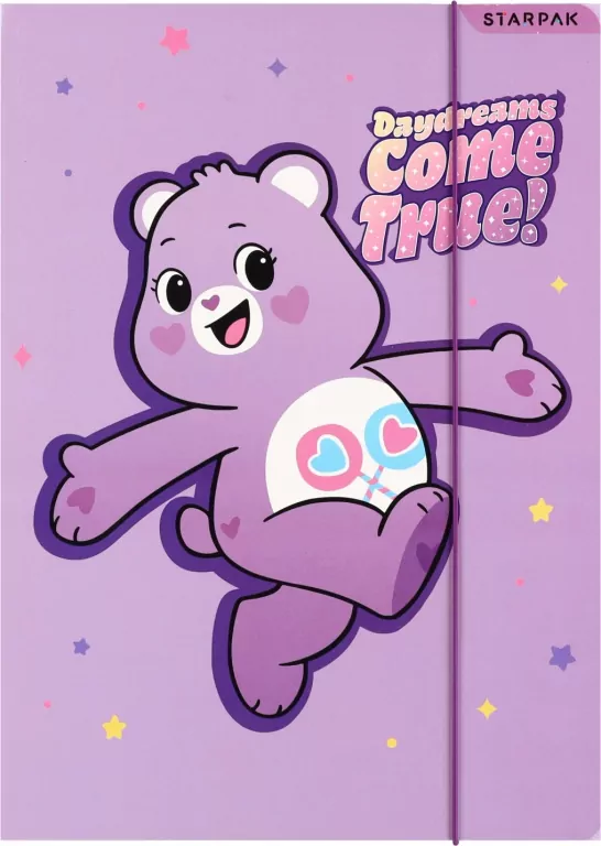 TECZKA Z GUMKA PAP A4 CARE BEARS MIX2 STK 10/100 - tantis.pl