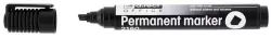 Marker permanentny, ścięty. Czarny