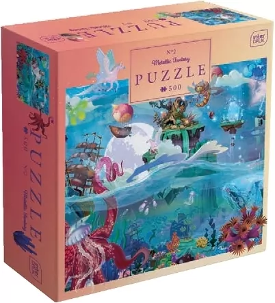Interdruk, Puzzle 500: Metallic Fantasy Wonderland - tantis.pl