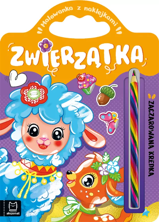 Malowanka z naklejkami Zwierzątka - tantis.pl