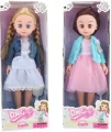 Lalka w sukience ze szczotką MIX - tantis.pl