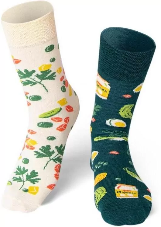 Skarpety długie. Sałatka jarzynowa. R. 35-38 - tantis.pl