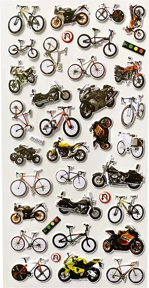 Naklejki wypukłe. Motocykle, rowery - tantis.pl
