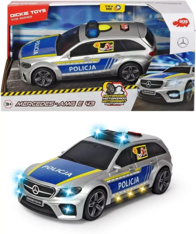 SOS Policja Mercedes AMG E43 30cm - tantis.pl