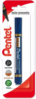Marker permenentny z okrągłą końcówka N850 niebieski 1 szt.