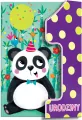 Karnet A5 Urodziny roczek - Panda - tantis.pl