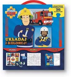 Strażak Sam. Układaj i koloruj