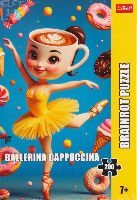 Puzzle 200 BrainRots Ballerina Cappuccina TREFL - tantis.pl