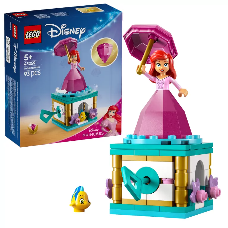 LEGO® Wirująca Arielka 43259 - tantis.pl