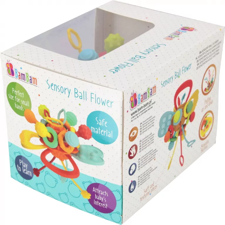 BAM BAM. KULA SENSORYCZNA KWIAT 18X14X14 - tantis.pl
