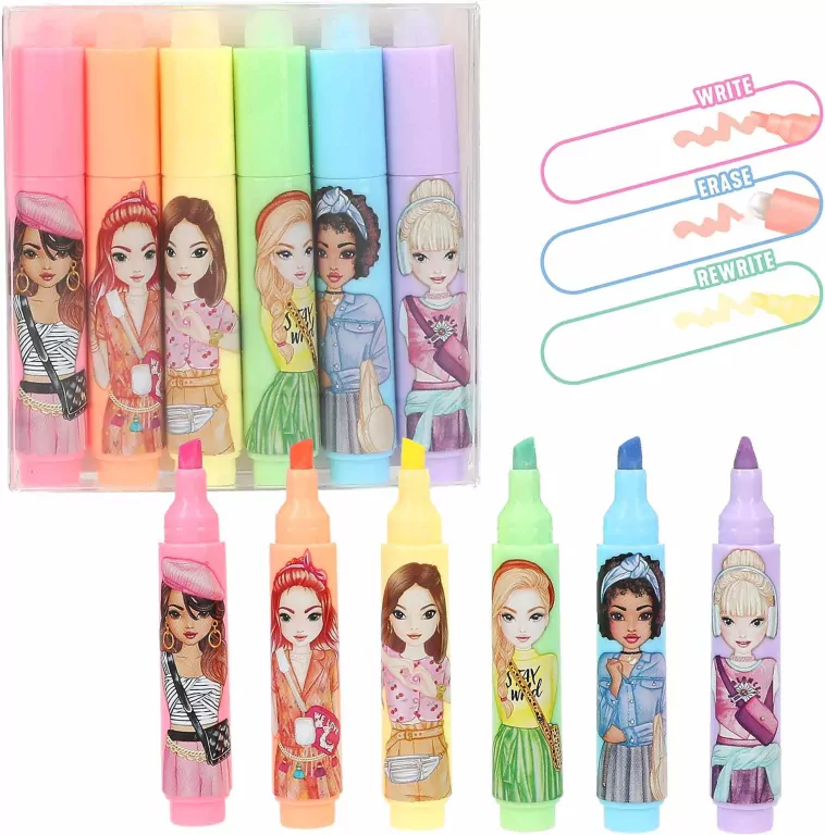 Zestaw zakreślaczy Top Model 6 kolorów 12642A - tantis.pl