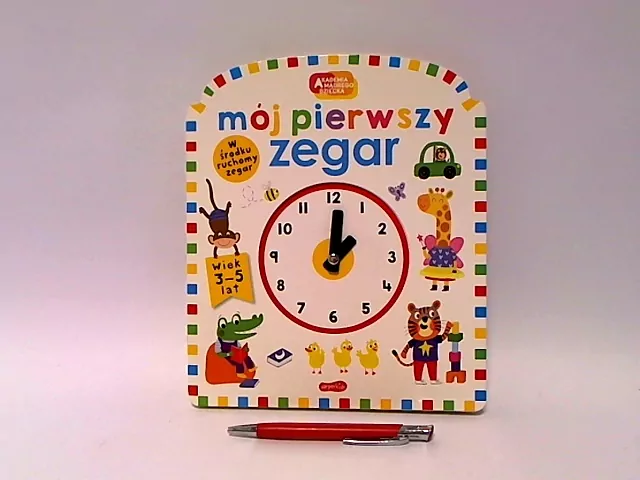 Mój pierwszy zegar. Akademia mądrego dziecka - tantis.pl