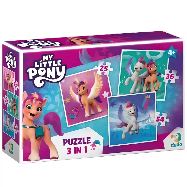 Puzzle 3w1. My Little Pony - tantis.pl