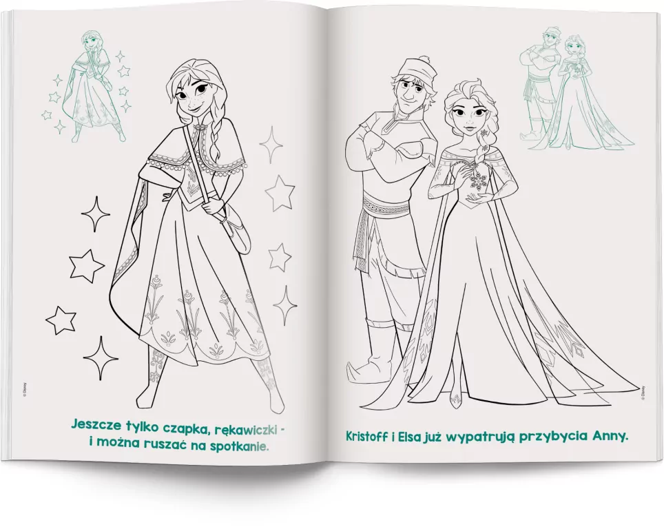 Kraina lodu. Kolorowanka z naklejkami - tantis.pl