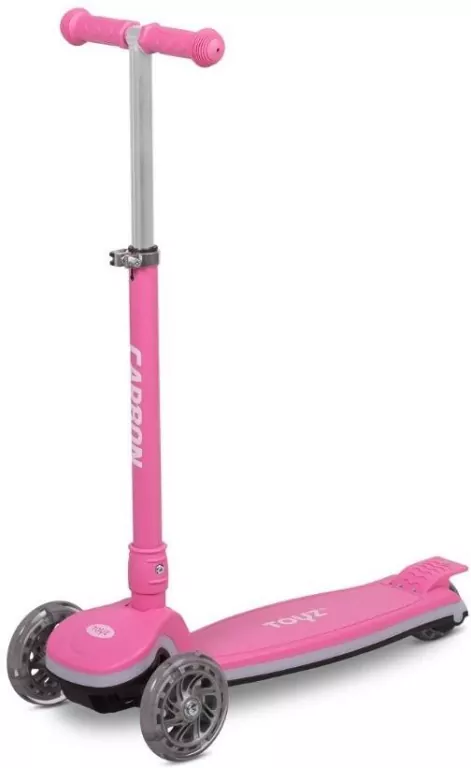 Hulajnoga 3-kołowa Carbon pink - tantis.pl