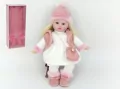 Lalka dziewczynka zima z dziękiem 40 cm w pudełku 526204 ADAR - tantis.pl