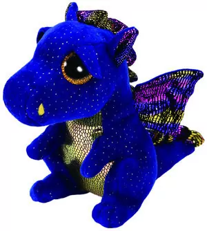 Ty Beanie Boos Saffire Granatowy smok 15 cm - tantis.pl