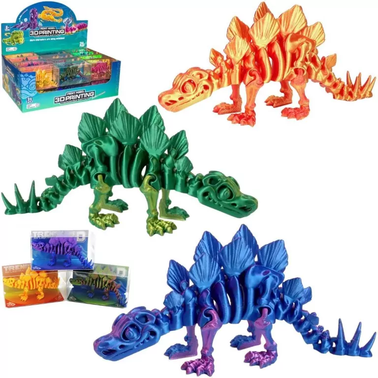 Szkielet dinozaur stegozaur wydruk 3d MIX - tantis.pl
