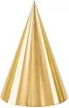 Czapeczki złote 16cm 6szt - tantis.pl