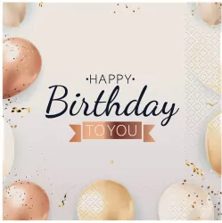 Serwetki papierowe 330x330 Happy Birthday