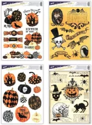 Naklejka Halloween 30x42cm MIX