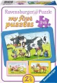 Puzzle 3x6. Zwierzaki - tantis.pl
