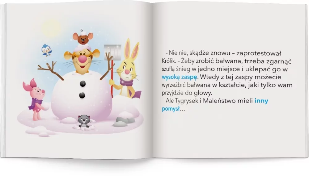 Kubuś lepi bałwana. Disney Maluch - tantis.pl