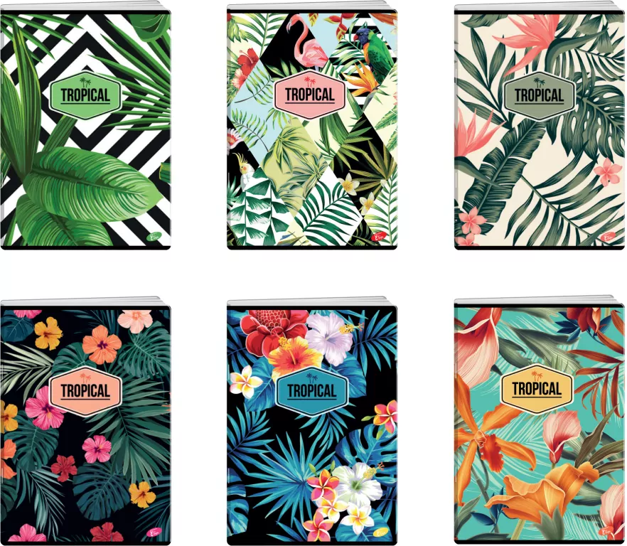 Zeszyt Tropical. A4/80K kratka. 10 sztuk - tantis.pl